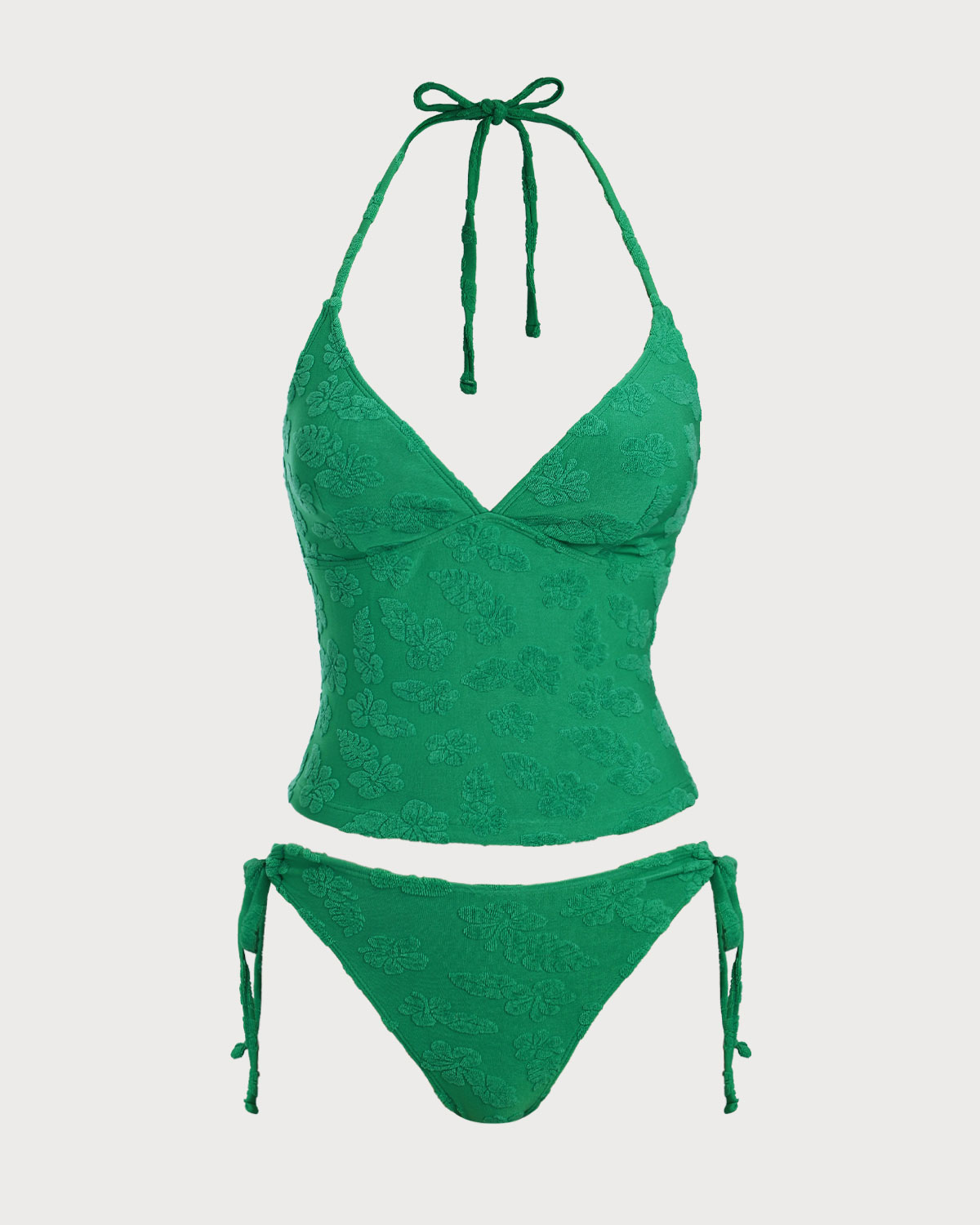 Yeşil Jakarlı Tankini Mayo