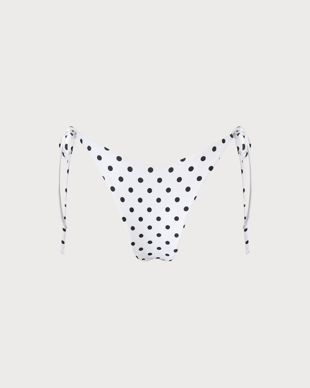 Polka Dot Kravatlı Bikini Altı
