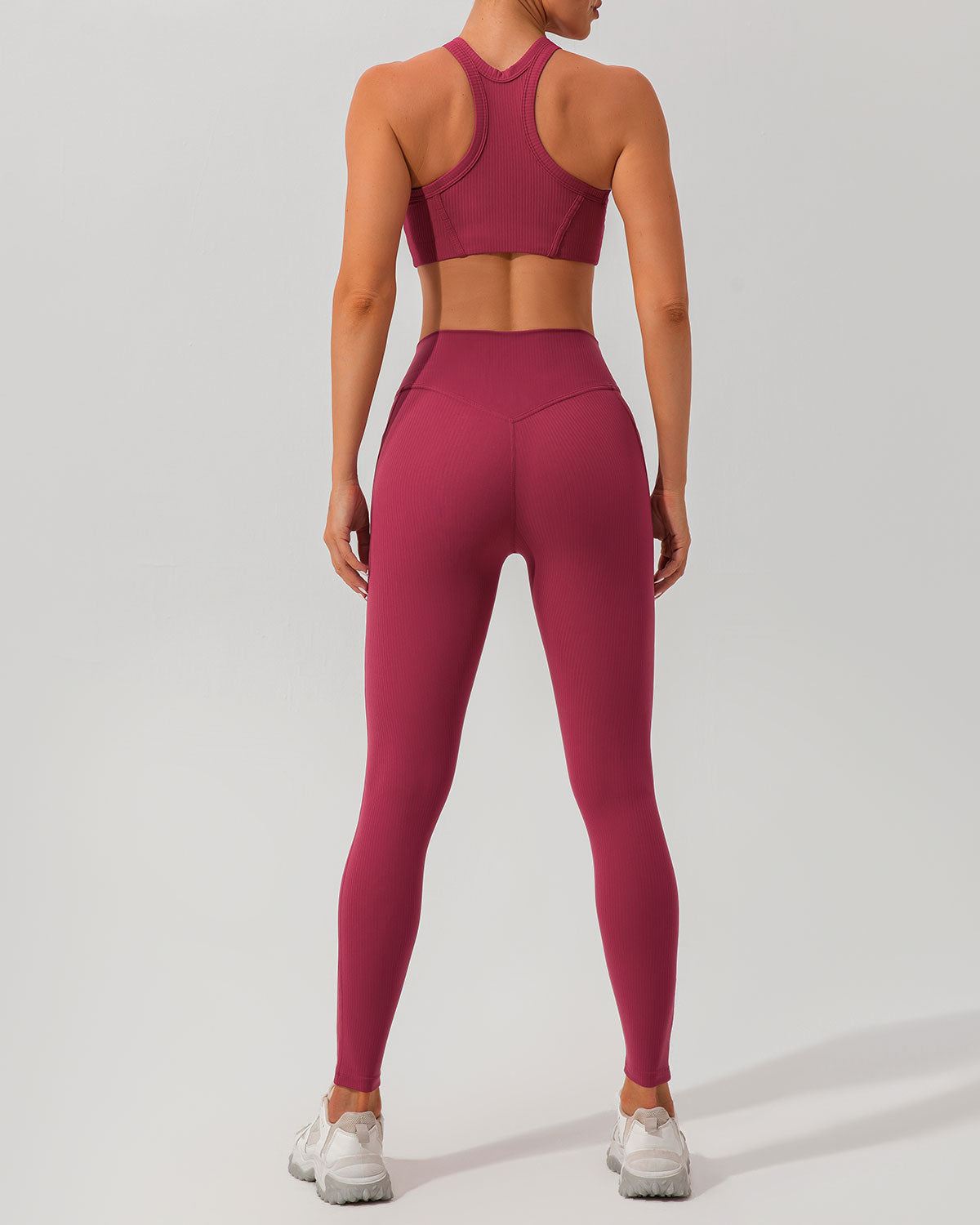 Kırmızı I-back Yoga Atlet