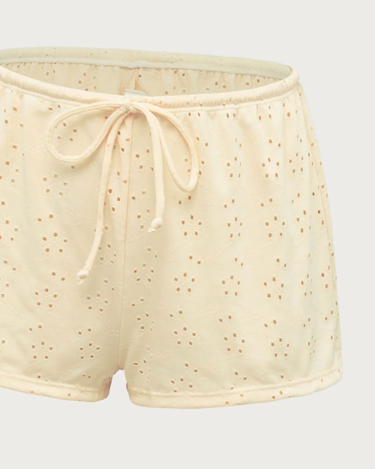 Sarı Hollow Tankini Üç Parçalı Mayo