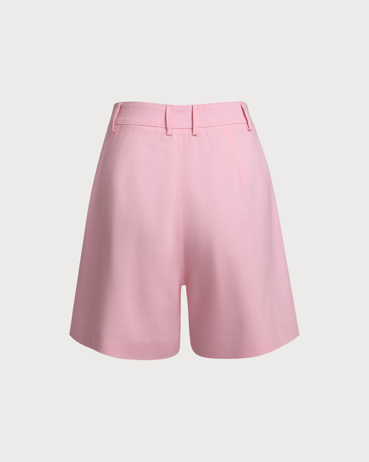 Pembe Büzgülü Cepli Şort