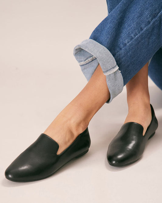 Enfiis Siyah Mikrofiber Loafer Ayakkabı