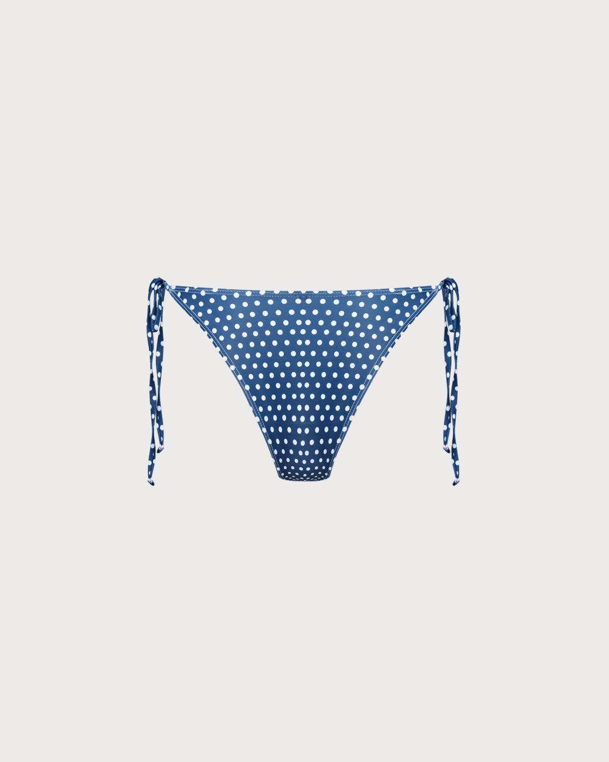 Mavi Puantiyeli Balenli Bikini Takımı