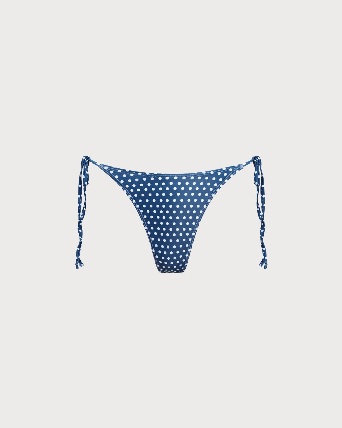 Mavi Puantiyeli Balenli Bikini Takımı